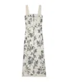 Zadig & Voltaire Womens Renaid Sleeveless Printed Cotton Maxi Dress Ecru
