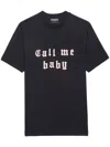 Zadig & Voltaire Slogan-print T-shirt In Black