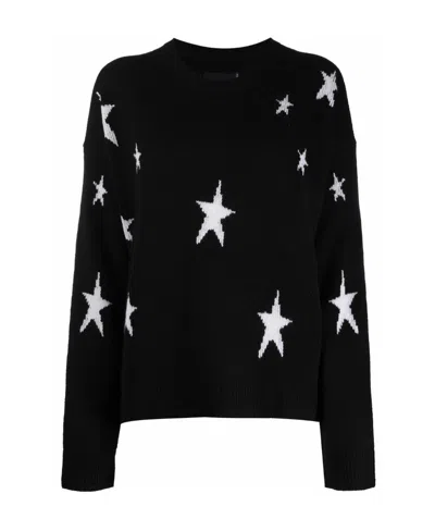 Zadig & Voltaire Star Embroidered Sweater In Black