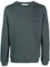 Zadig & Voltaire Stony Skull Cotton Sweatshirt In Green