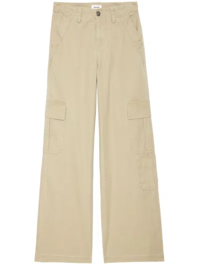 Zadig & Voltaire Straight-leg Trousers In Neutrals