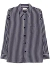Zadig & Voltaire Striped Shirt In Purple