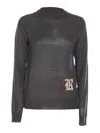Zadig & Voltaire Anthracite Ivy Rock Sweater In Gray
