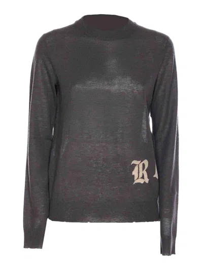 Zadig & Voltaire Anthracite Ivy Rock Sweater In Gray