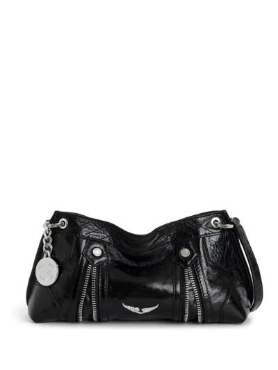 Zadig & Voltaire Sunny Mood Shoulder Bag In Black