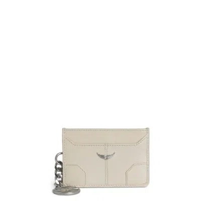 Zadig & Voltaire Sunny Pass Card Holder In White