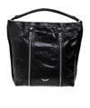 Zadig & Voltaire Sunny Shoulder Bag In Black