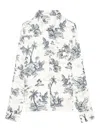 Zadig & Voltaire Suzy Tropical Regular Fit Shirt In White