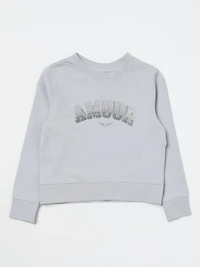 Zadig & Voltaire Sweater  Kids Color Grey In Gray
