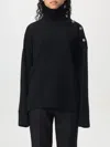 Zadig & Voltaire Alma Star-charm High-neck Jumper In Schwarz