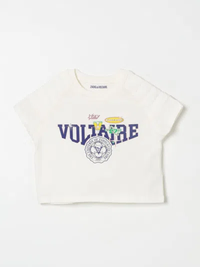Zadig & Voltaire T-shirt  Kids Color Beige In White