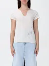 Zadig & Voltaire T-shirt  Woman Color Beige In Beige