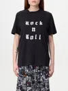 Zadig & Voltaire Edwin Embellished Rock N Roll T-shirt In Black