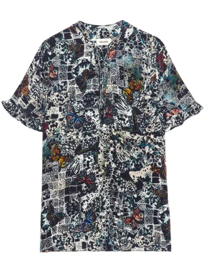 Zadig & Voltaire Tafiz Shirt In Black