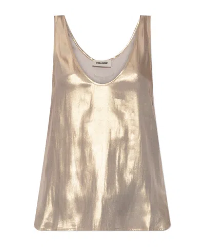 Zadig & Voltaire Zadig&voltaire Top In Gold