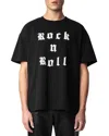 ZADIG & VOLTAIRE TEDDY COTTON STUDDED ROCK N ROLL GRAPHIC TEE