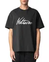 Zadig & Voltaire Teddy Cotton Voltaire Graphic Tee In Carbone
