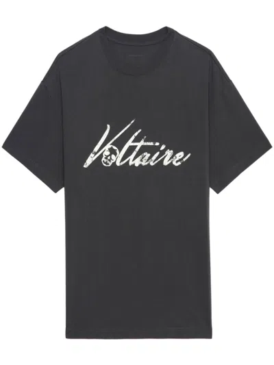 Zadig & Voltaire Teddy T-shirt In Grey