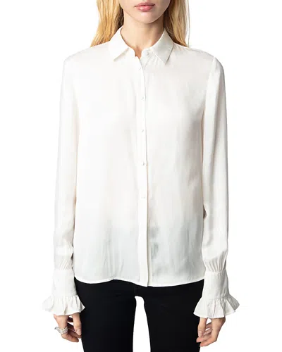 ZADIG & VOLTAIRE THELY SATIN BLOUSE