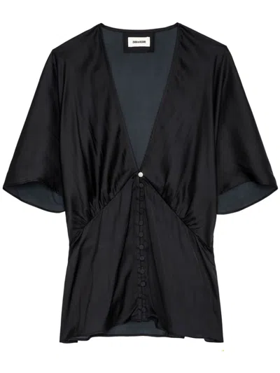 Zadig & Voltaire Thodri Blouse In Noir