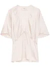 Zadig & Voltaire Thodri Satin Blouse In Sweet