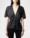 Zadig & Voltaire Thodri Blouse In Noir