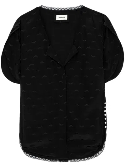 Zadig & Voltaire Tiffiny Blouse In Noir