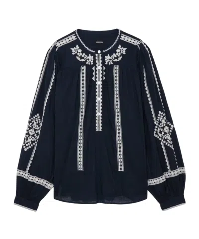 ZADIG & VOLTAIRE TIGY BLOUSE