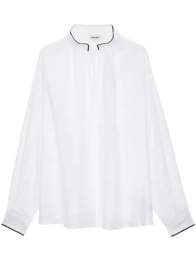ZADIG & VOLTAIRE TIGY COTTON BLOUSE