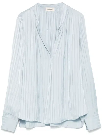 Zadig & Voltaire Tink Blouse In Blue