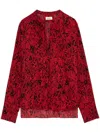 Zadig & Voltaire Tink Blouse In Red