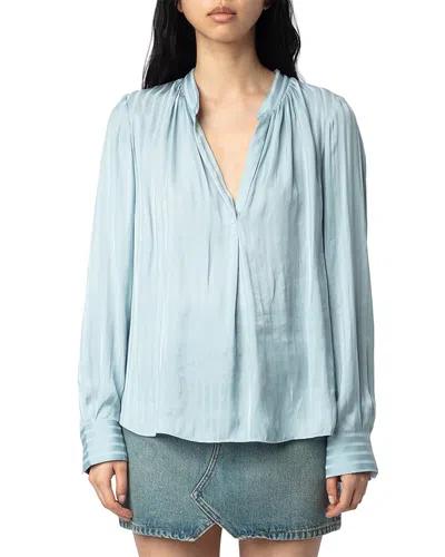 ZADIG & VOLTAIRE TINK SATIN BLOUSE