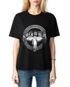 Zadig & Voltaire Tommer Graphic Tee In Black
