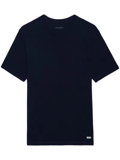 Zadig & Voltaire Tommy T-shirt In Blue
