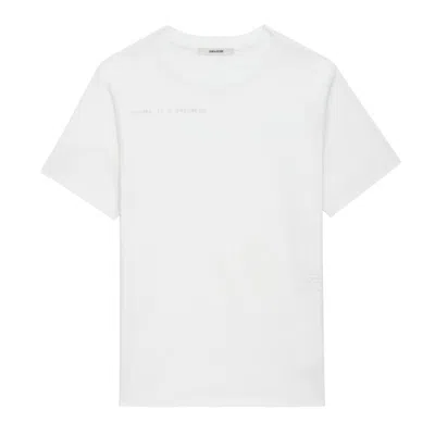 Zadig & Voltaire Tommy T-shirt In White