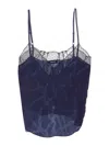 Zadig & Voltaire Cyoko Jacquard Chain Camisole In Azul