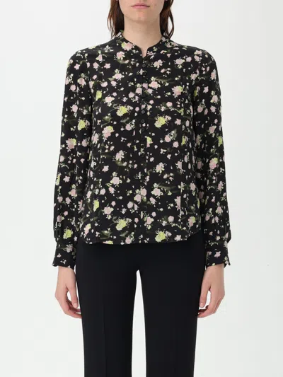 Zadig & Voltaire Floral-print Crepe Blouse In Black