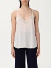 Zadig & Voltaire Christy Jac Flash Heart Silk Camisole In White