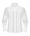 Zadig & Voltaire Trevy Pintuck-detailing Shirt In White