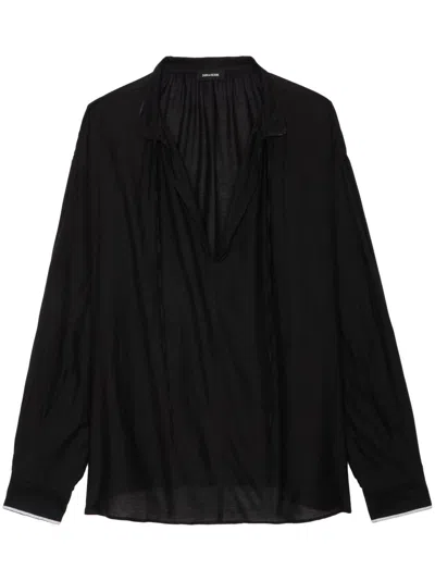 Zadig & Voltaire Troene Blouse In Black