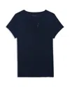 Zadig & Voltaire Womens Noir Celsy Five-buttoned Cashmere T-shirt In Encre