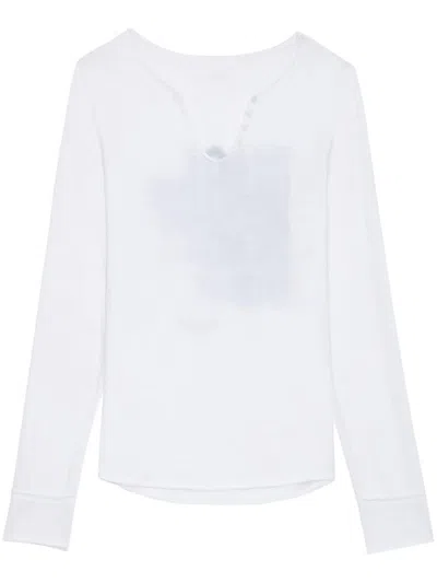 Zadig & Voltaire Tunisien T-shirt In White