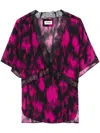 Zadig & Voltaire Tzar Blouse In Black