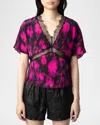 Zadig & Voltaire Tzar Blouse In Noir