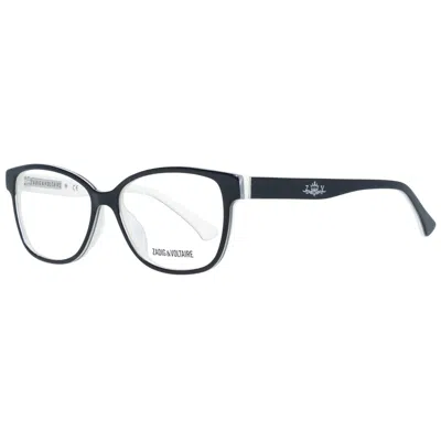 Zadig & Voltaire Unisex' Spectacle Frame  Vzv017 540acs Gbby2 In Black