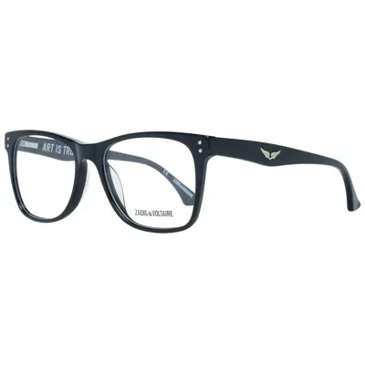Zadig & Voltaire Unisex' Spectacle Frame  Vzv045 510700 Gbby2 In Black