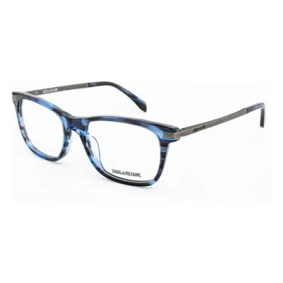 Zadig & Voltaire Unisex' Spectacle Frame  Vzv167-0m00 Gbby2 In Blue