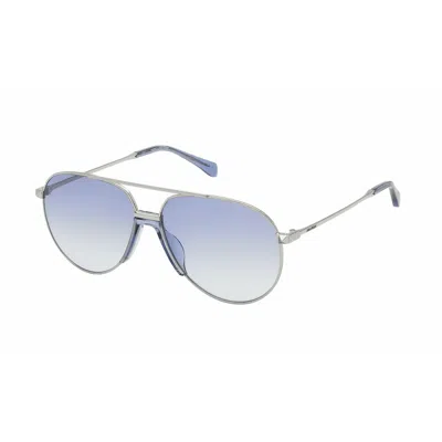 Zadig & Voltaire Gray Metal Sunglasses In Metallic