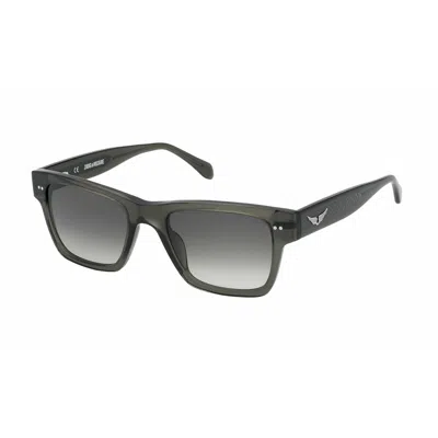 Zadig & Voltaire Unisex Sunglasses  Szv324-530705  53 Mm Gbby2 In Black