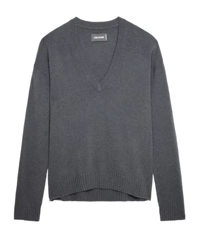 Zadig & Voltaire V-neck Sweater In Black